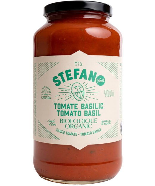 Tomate basilic biologique