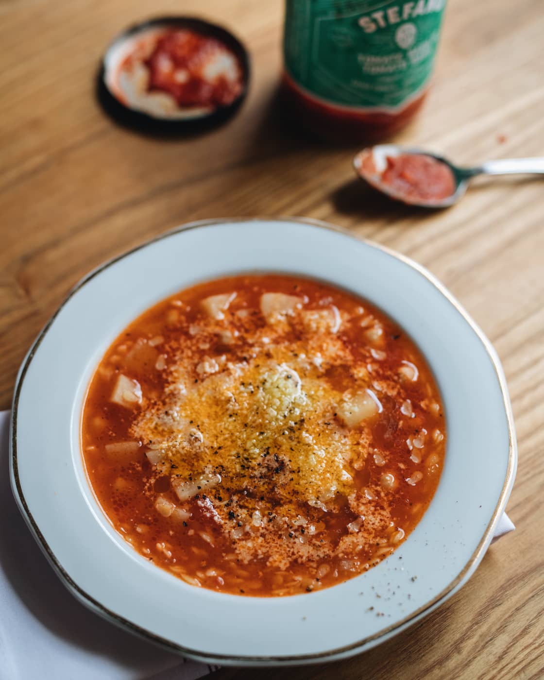TUSCAN CHICKPEA AND PASTINA SOUP