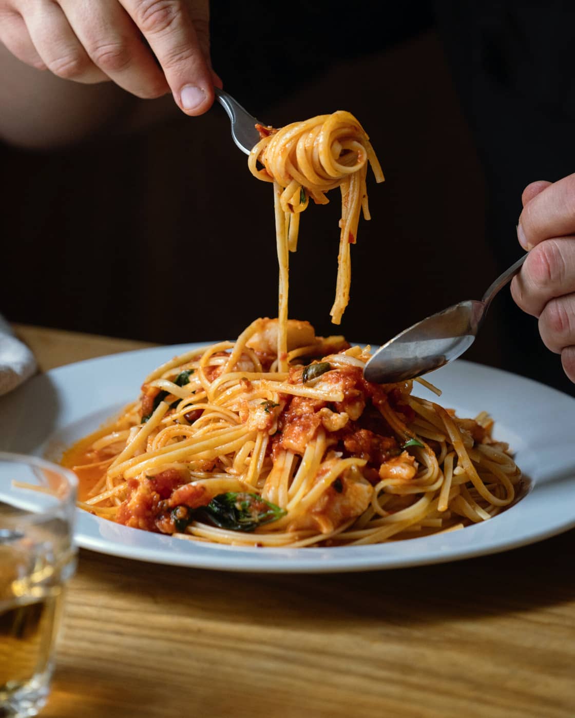 Linguine in guazzetto