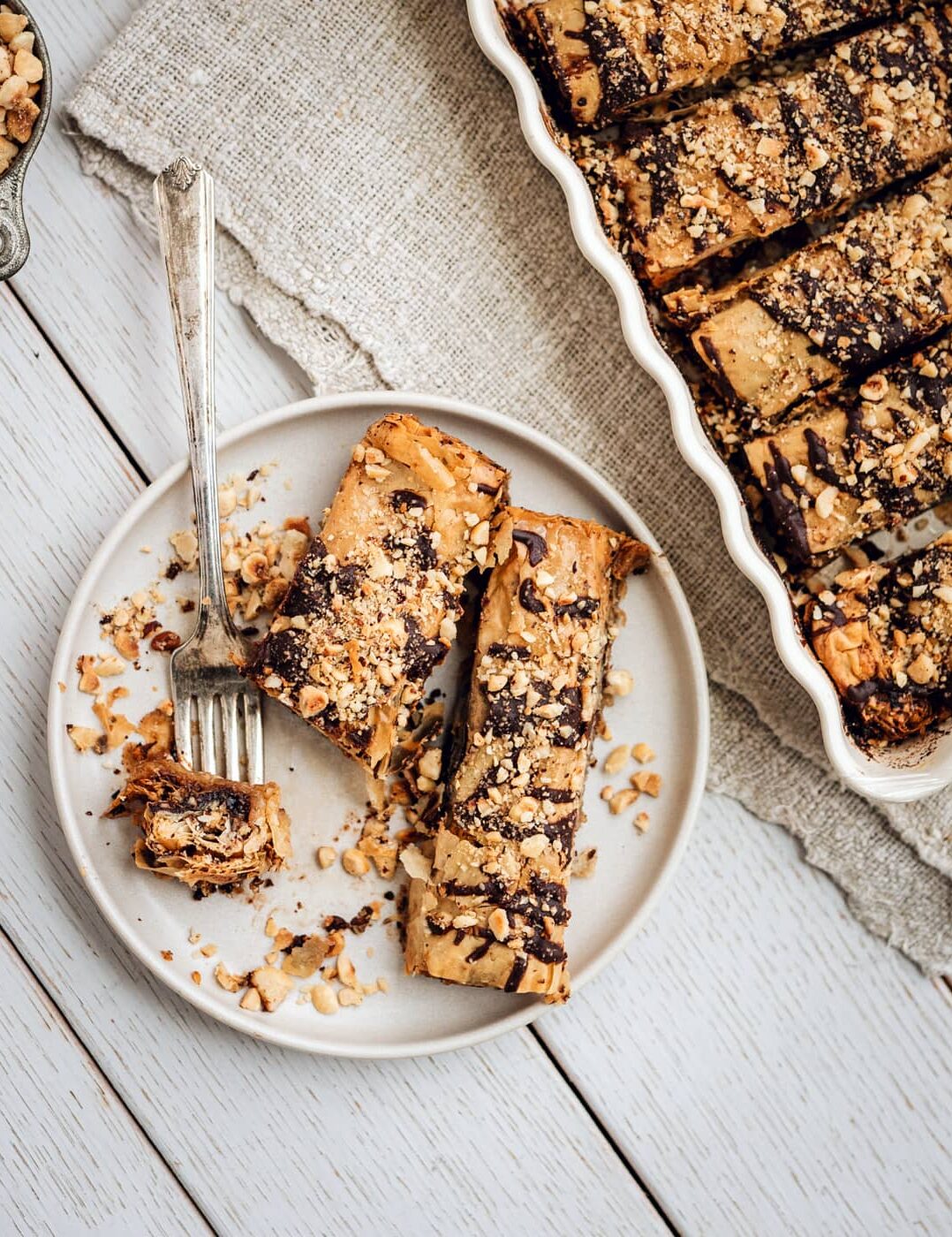 Baklava noisettes et chocolat