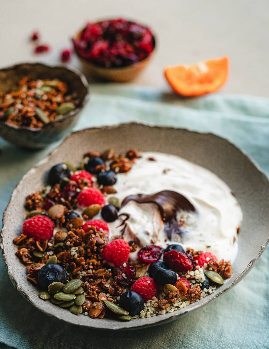 Bol déjeuner yogourt et granola