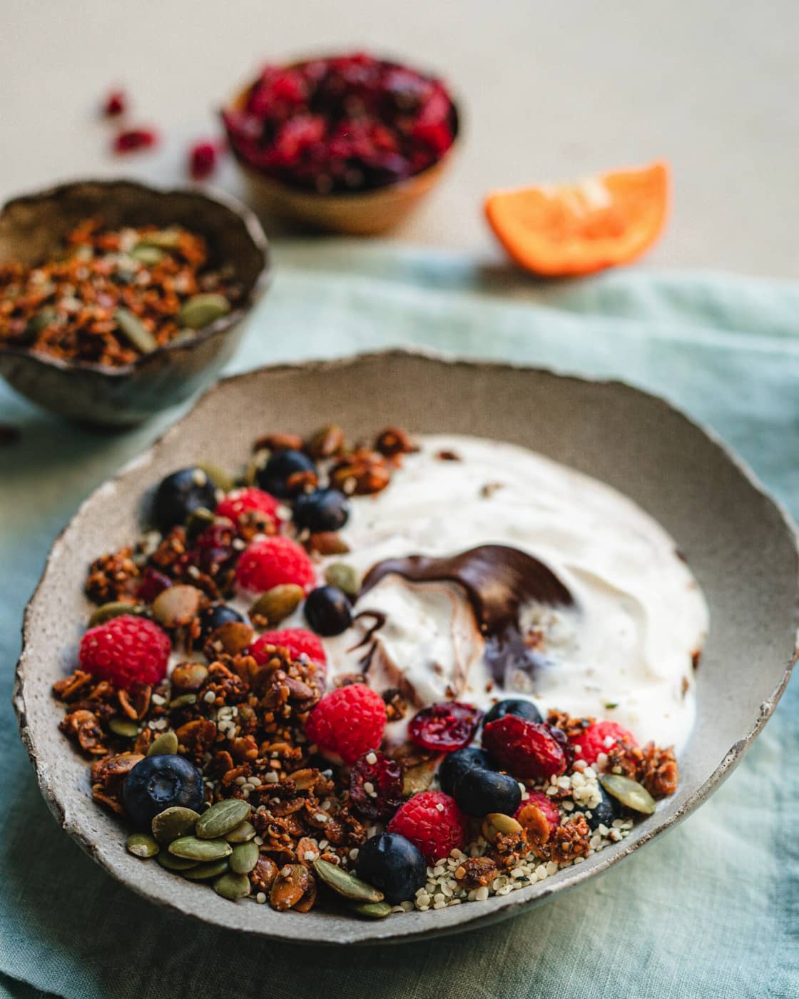 Bol déjeuner yogourt et granola