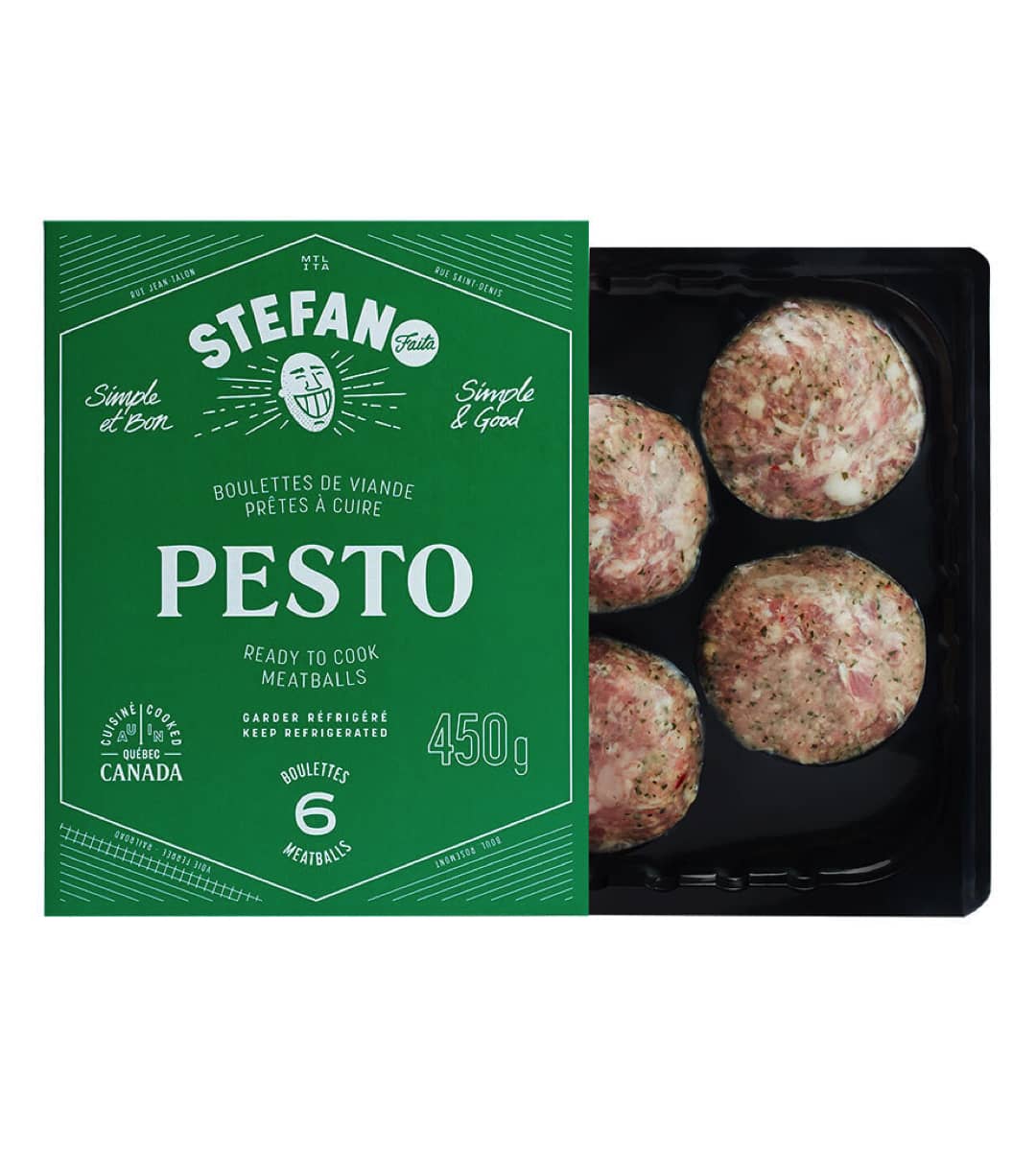 PESTO MEATBALLS