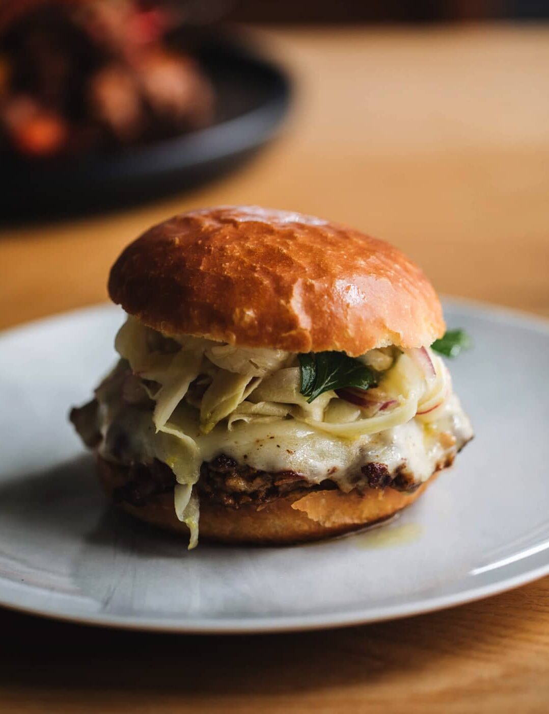 Burger de saucisse avec fenouil