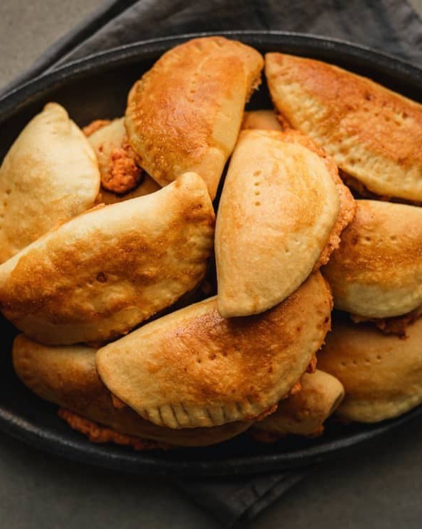 SALAMI AND CHEESE CALZONES
