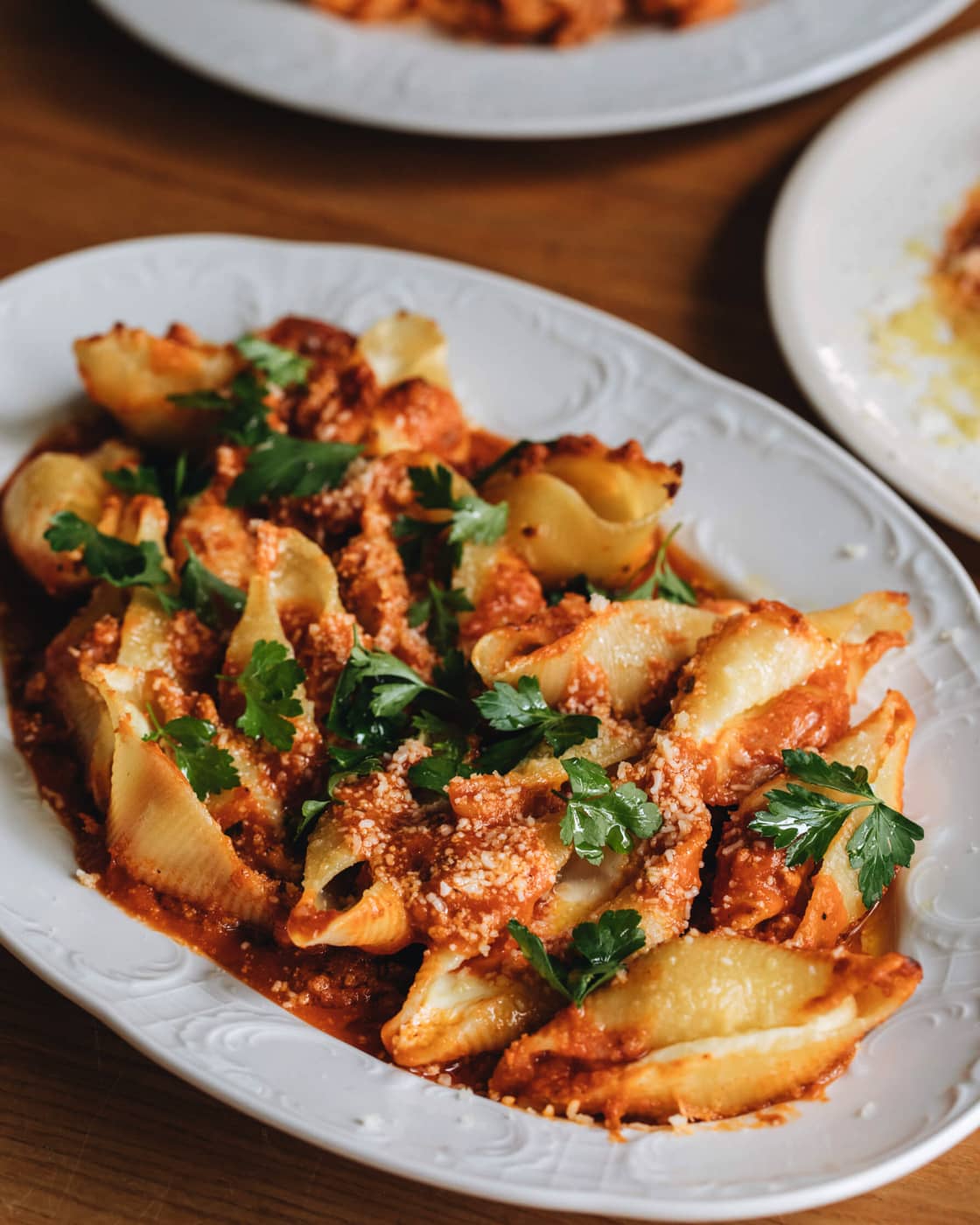 Coquilles farcies aux 3 fromages - Stefano Faita