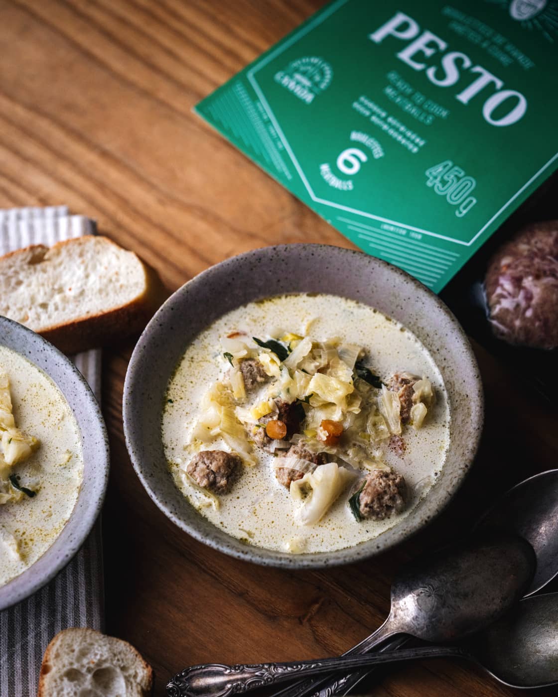 CABBAGE SOUP WITH MEATBALLS