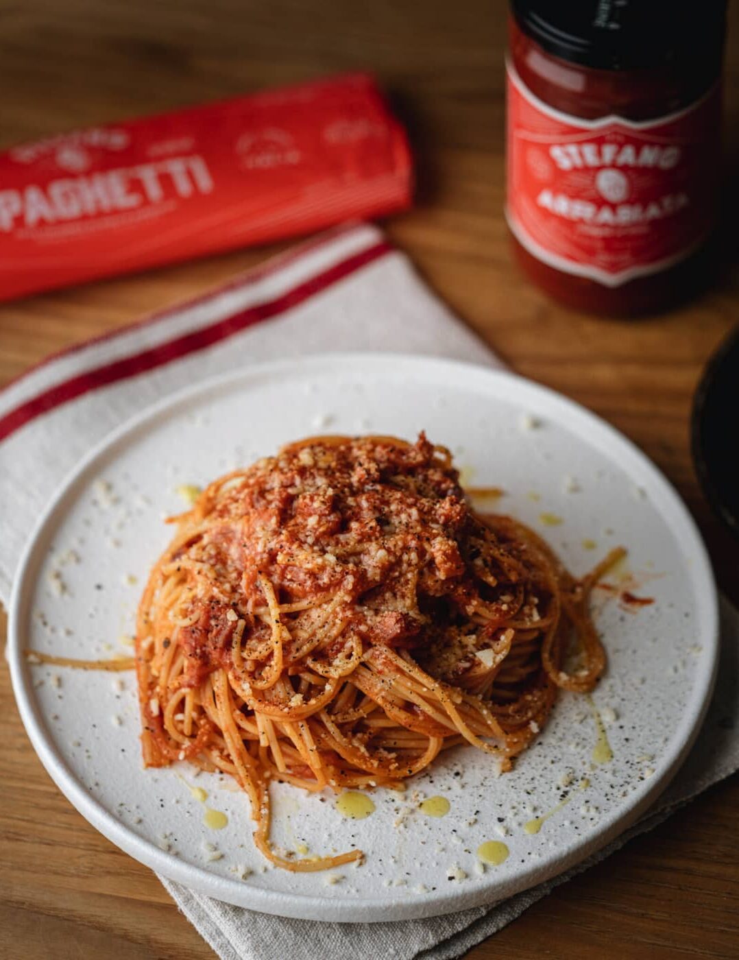 Spaghetti amatriciana