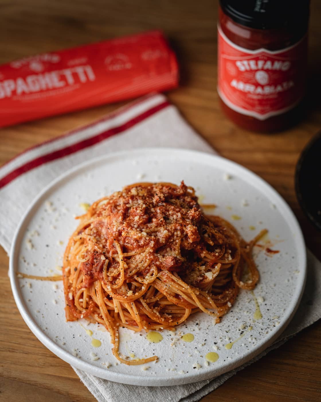 SPAGHETTI AMATRICIANA