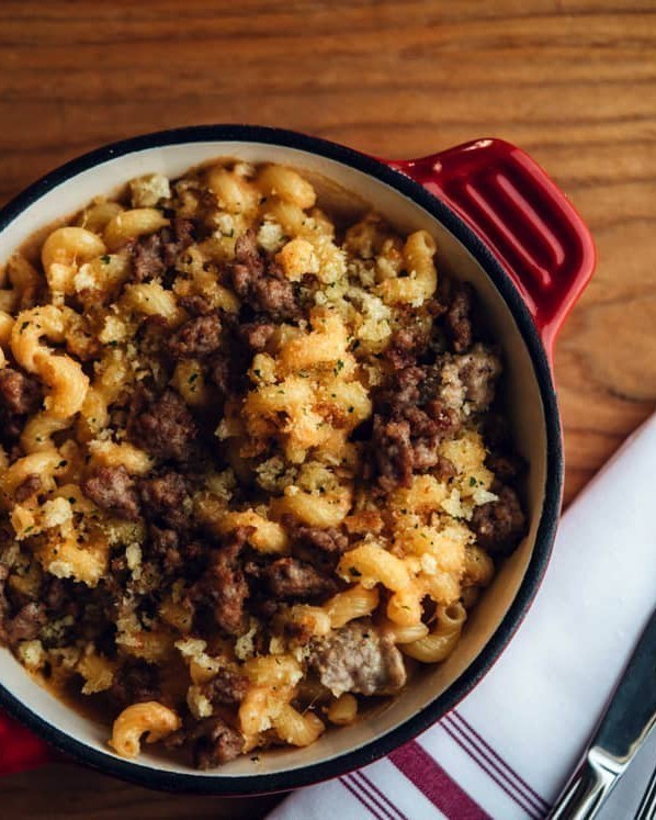 ITALIAN SAUSAGE MAC AND CHEESE