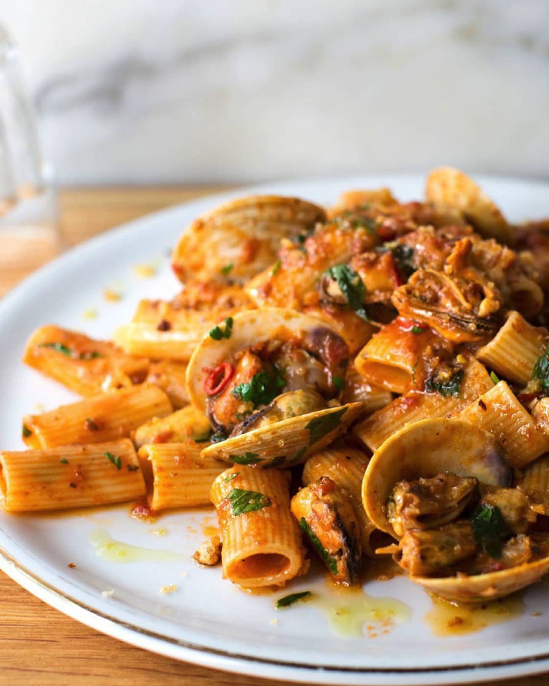 Paccheri aux fruits de mer