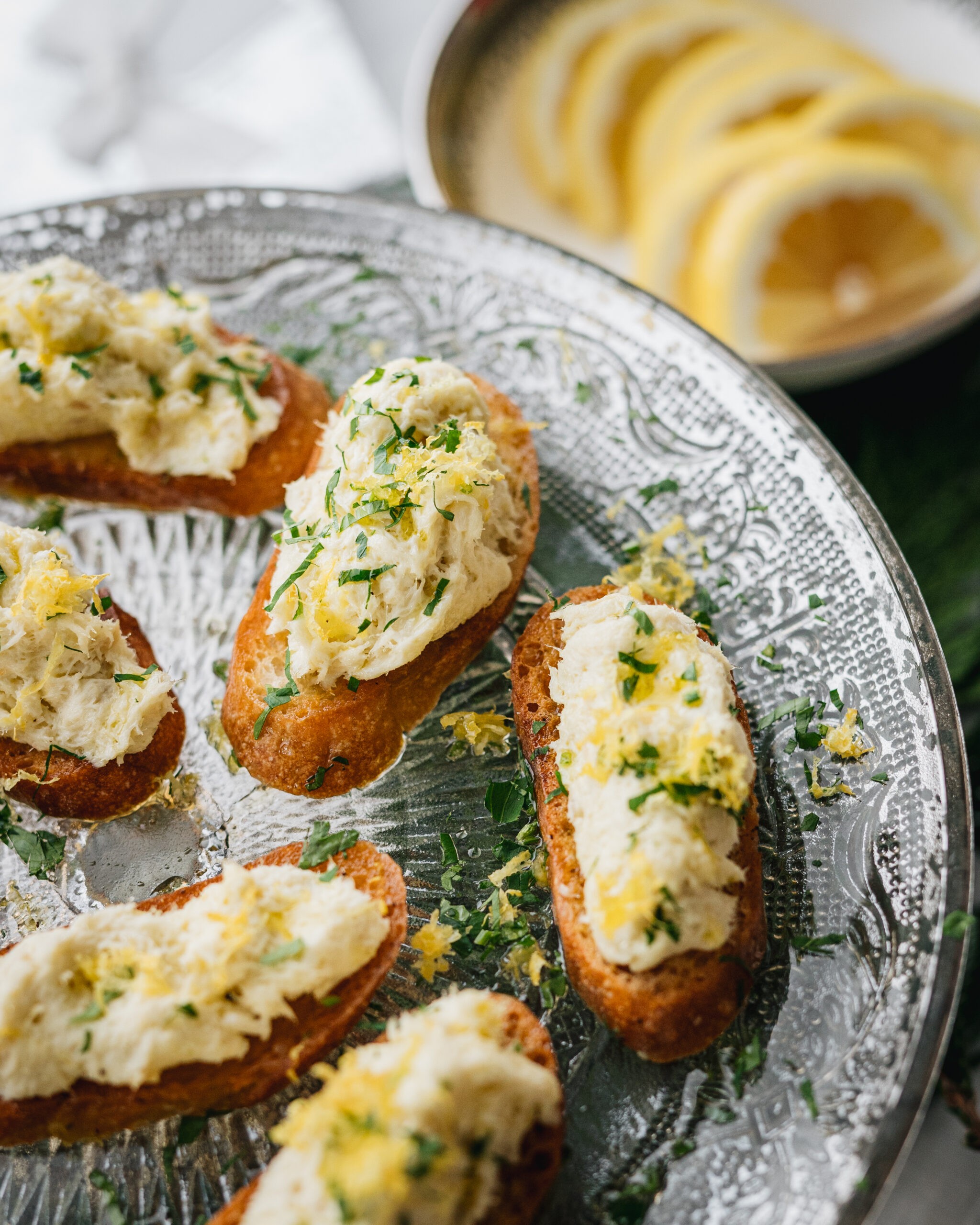 CROSTINIS DE BACCALÀ À LA VÉNITIENNE
