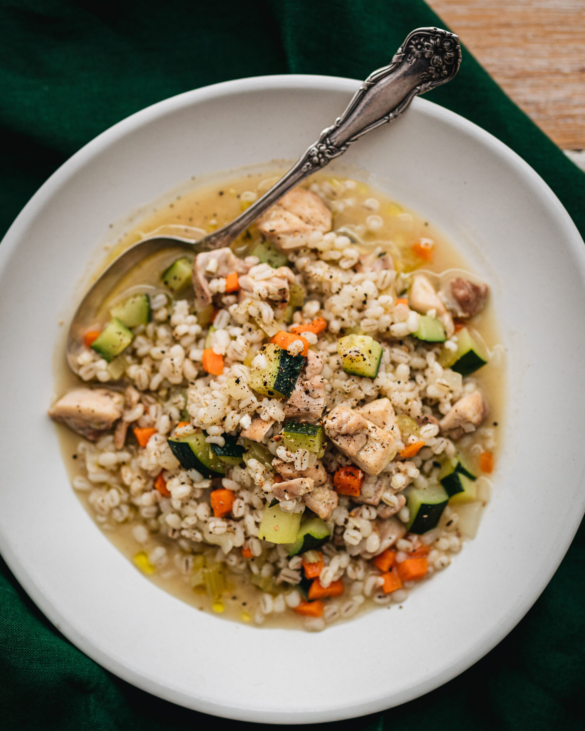 CHICKEN AND BARLEY STEW