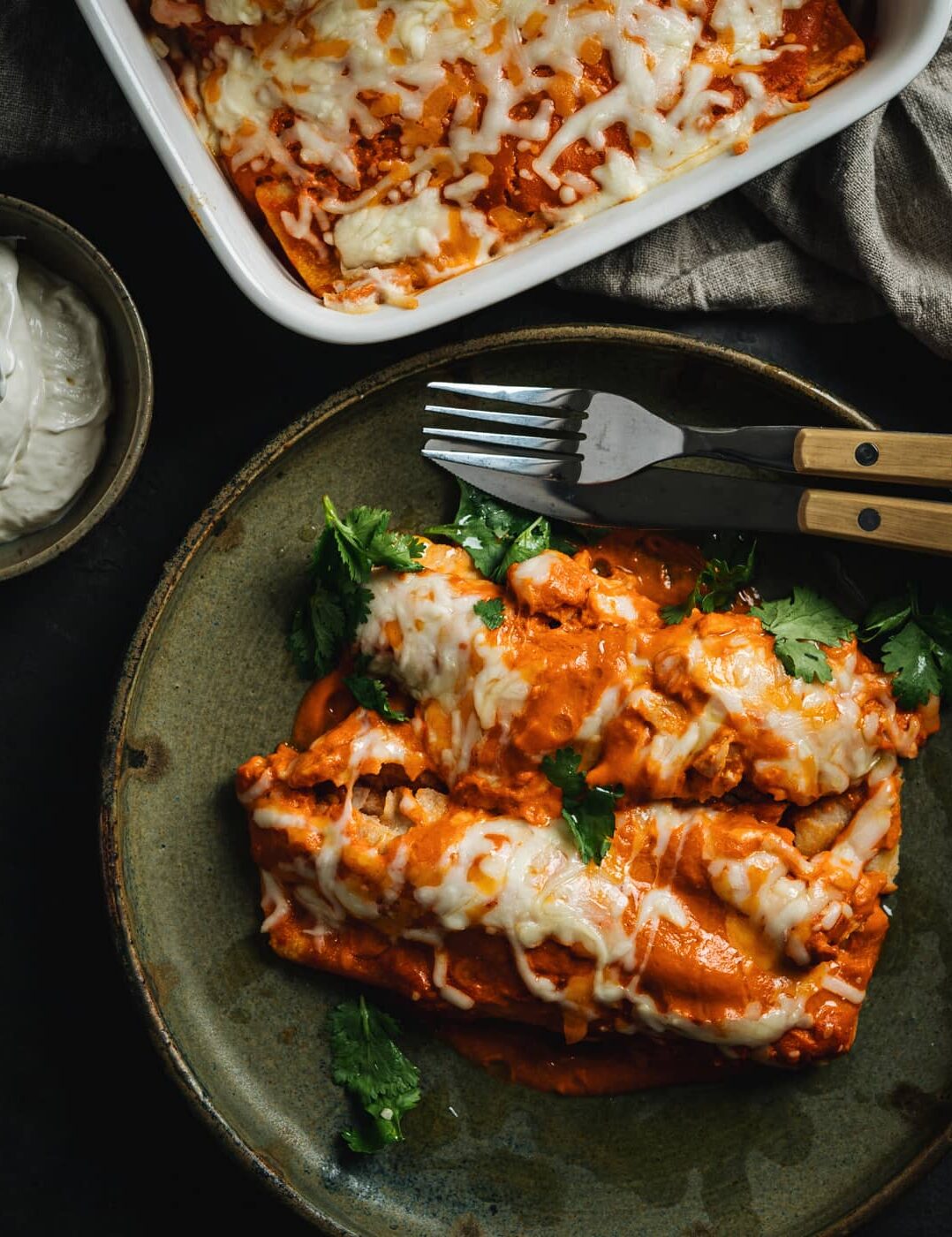 Enchiladas au poulet