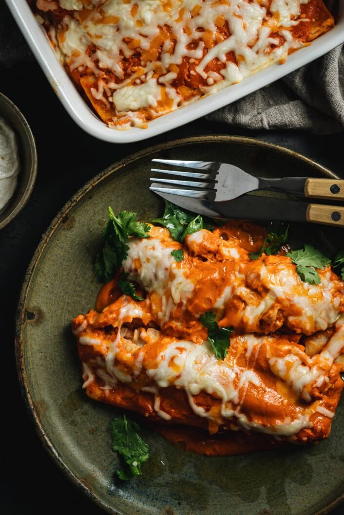 Enchiladas au poulet