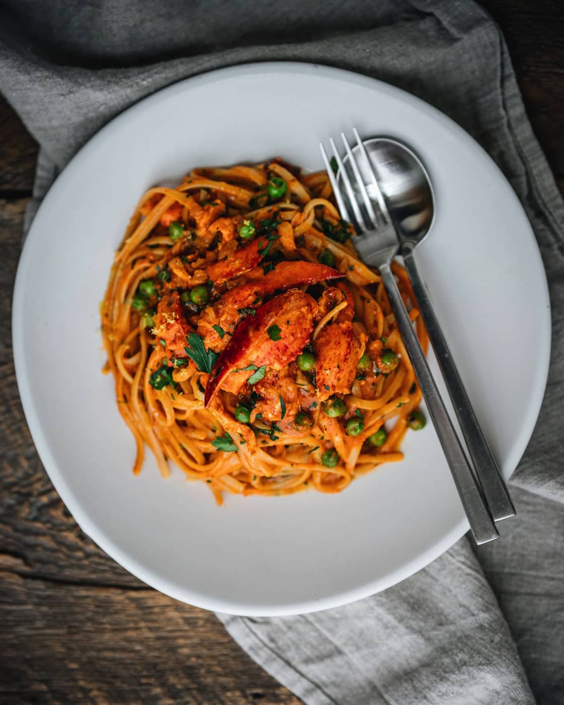 LINGUINE AU HOMARD SAUCE ROSÉE