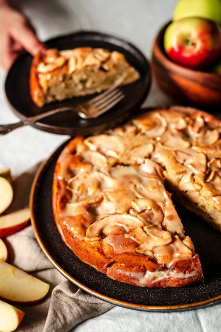 GÂTEAU AUX POMMES ET À LA RICOTTA