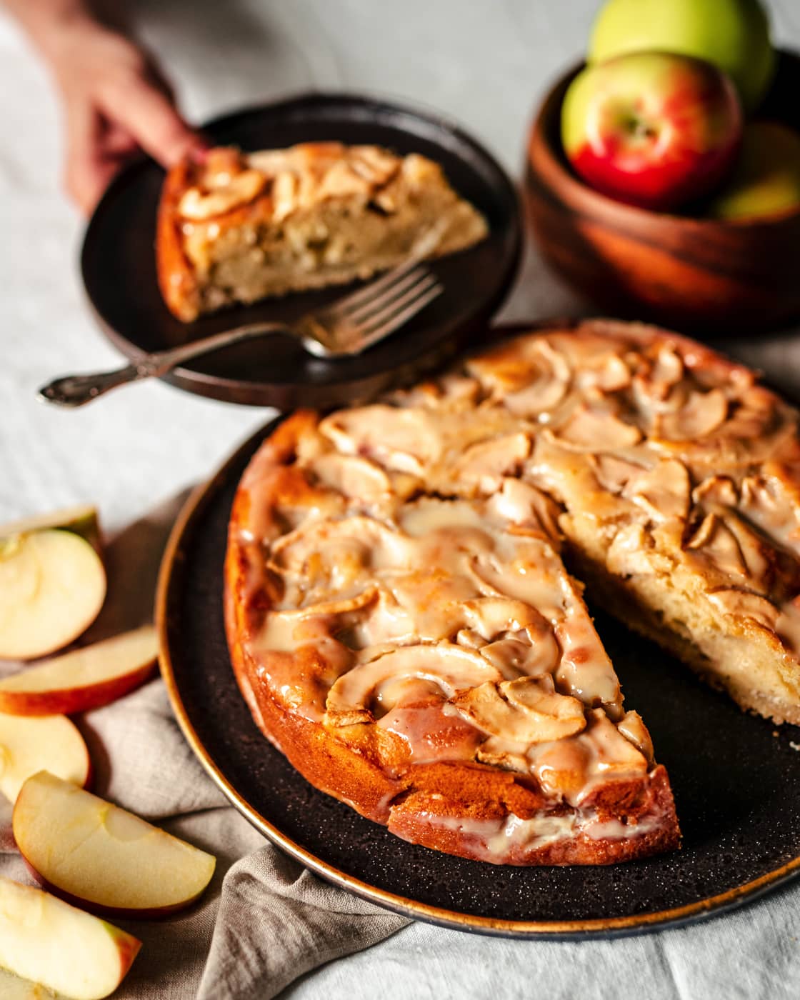 APPLE RICOTTA CAKE