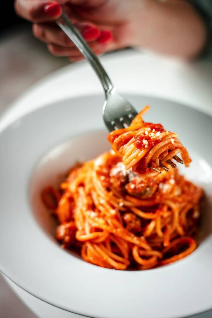 SPAGHETTI SAUCE RAGÙ AUX MINI BOULETTES