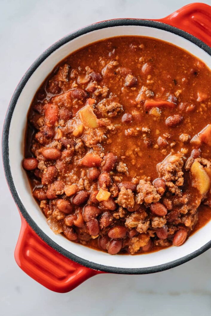 Chili à la mijoteuse