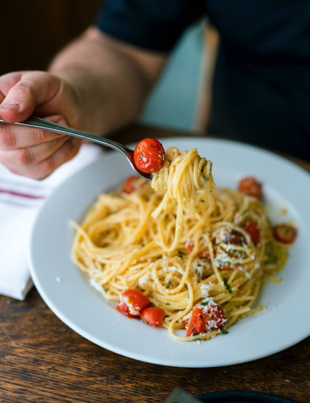 Spaghetti alla crudaiola