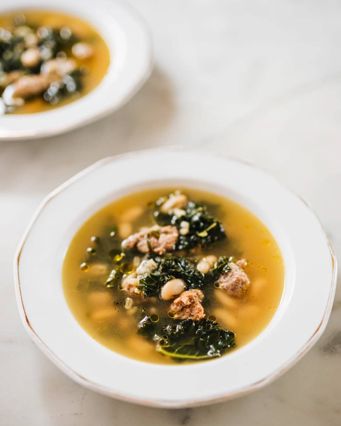 SAUSAGE, KALE, CANNELINI SOUP