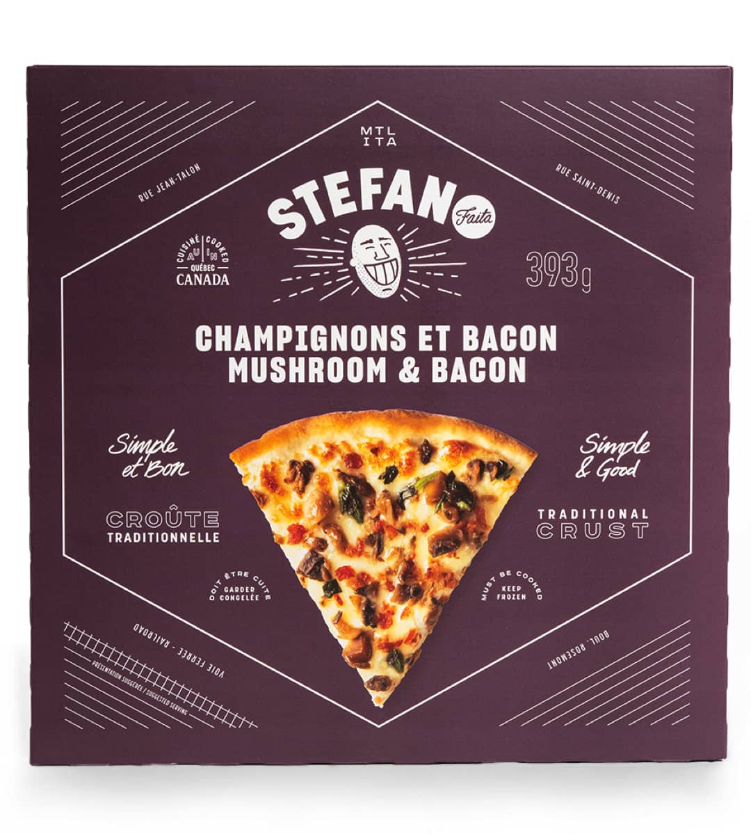CHAMPIGNONS ET BACON