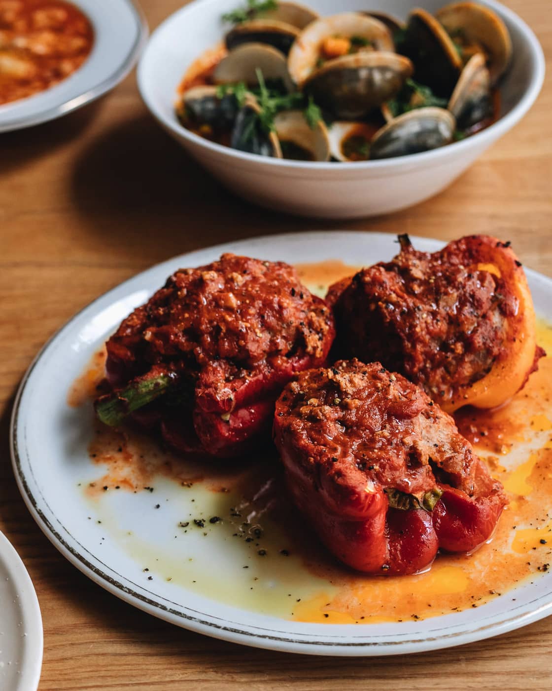 ITALIAN SAUSAGE STUFFED PEPPERS