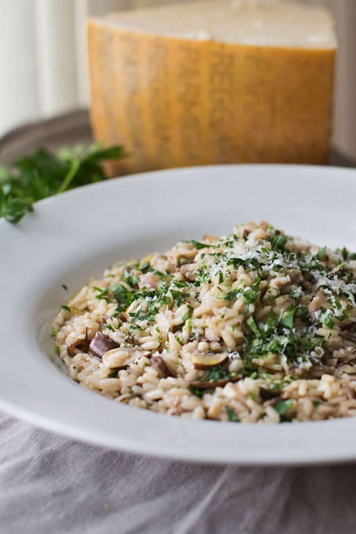 Risotto aux champignons