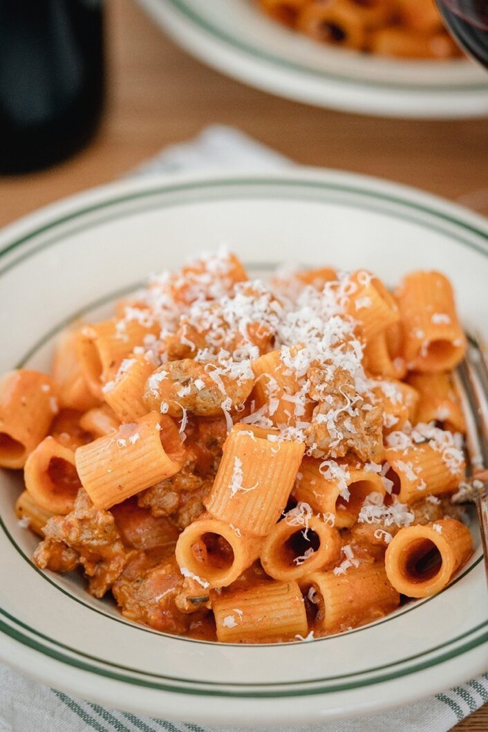 MEZZI RIGATONI ALLA ZOZZONA