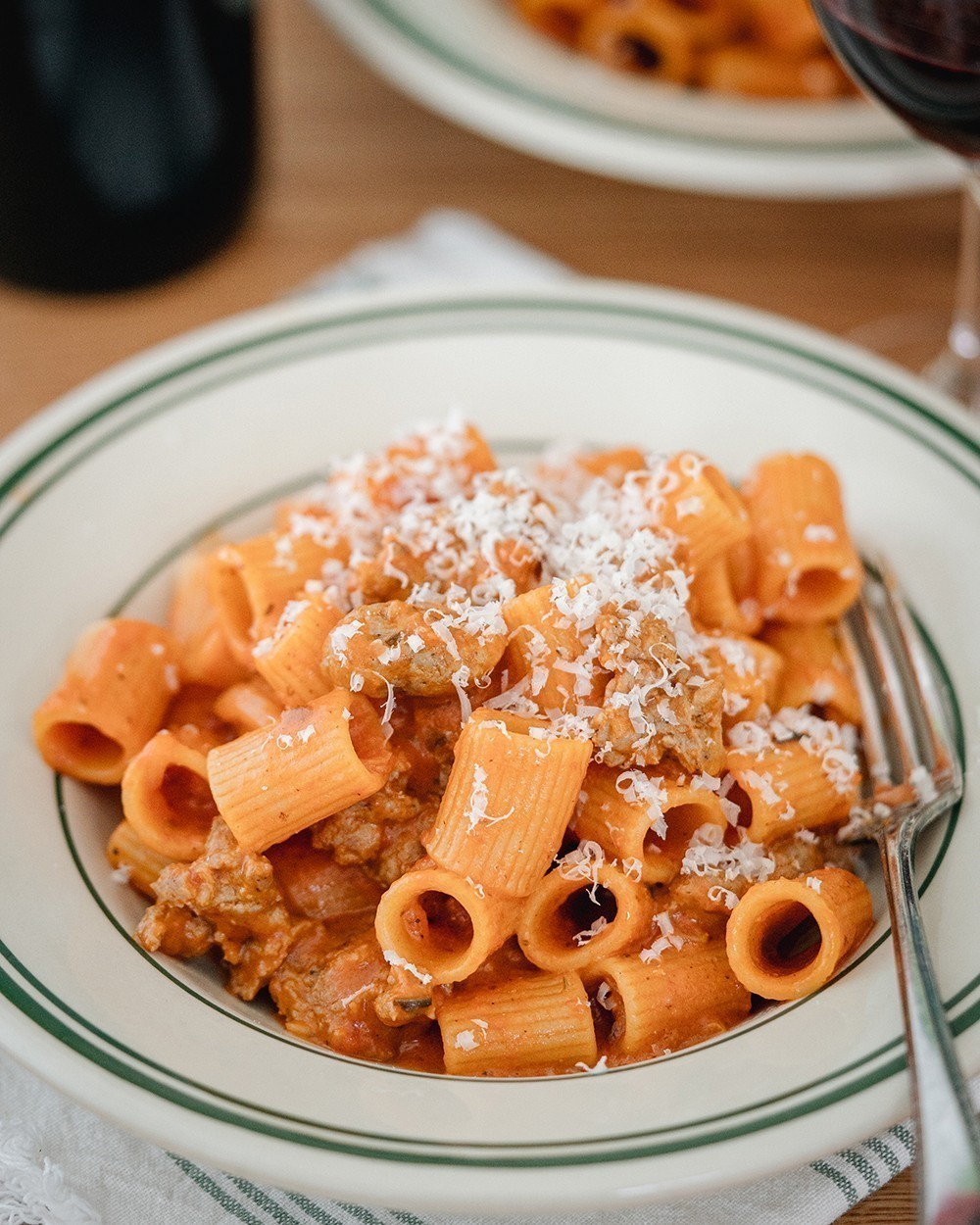 MEZZI RIGATONI ALLA ZOZZONA