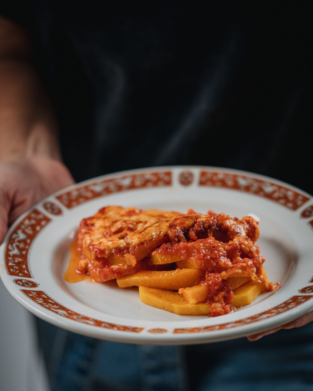 Courge butternut façon parmigiana