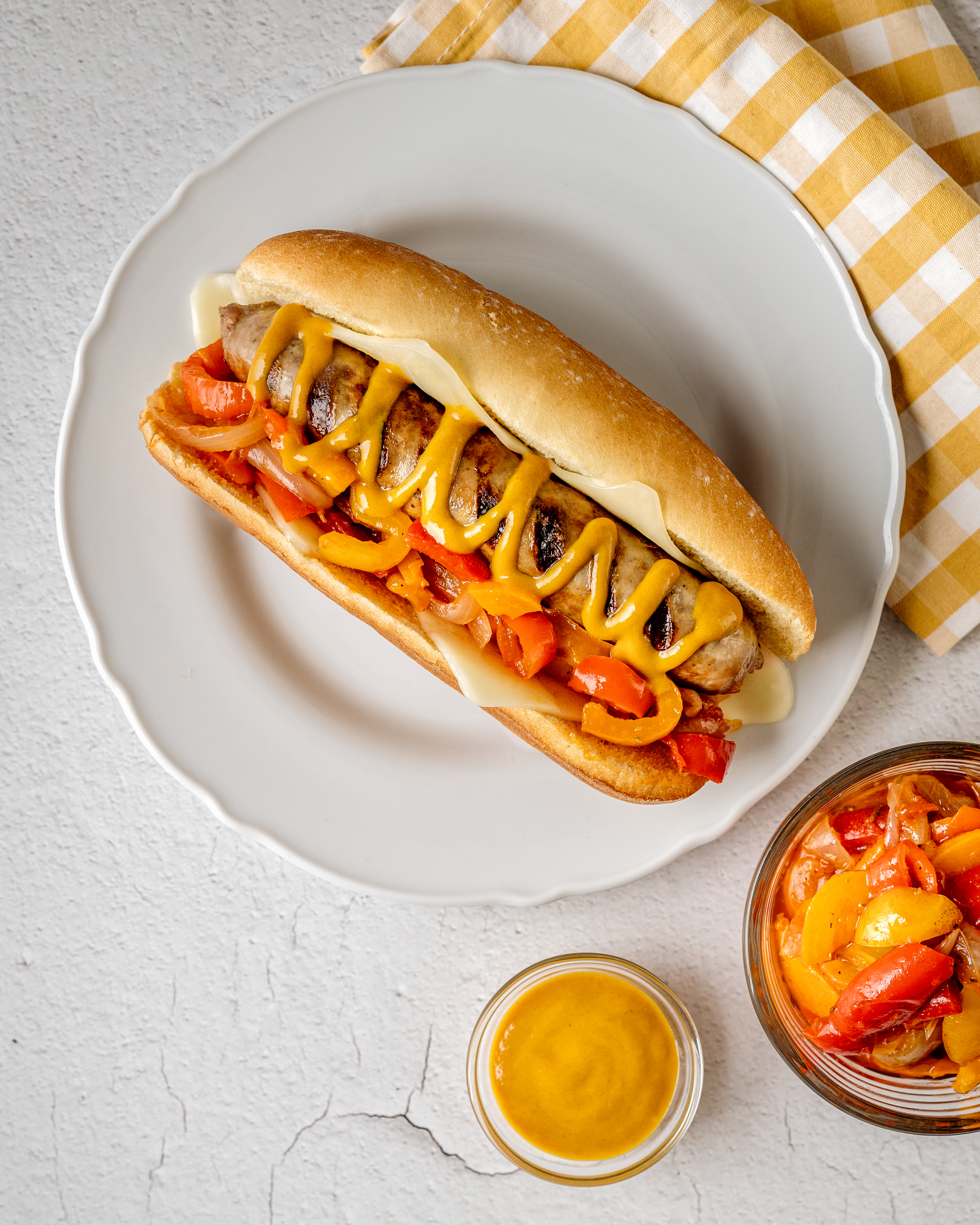 Sausage and Peperonata Sandwich