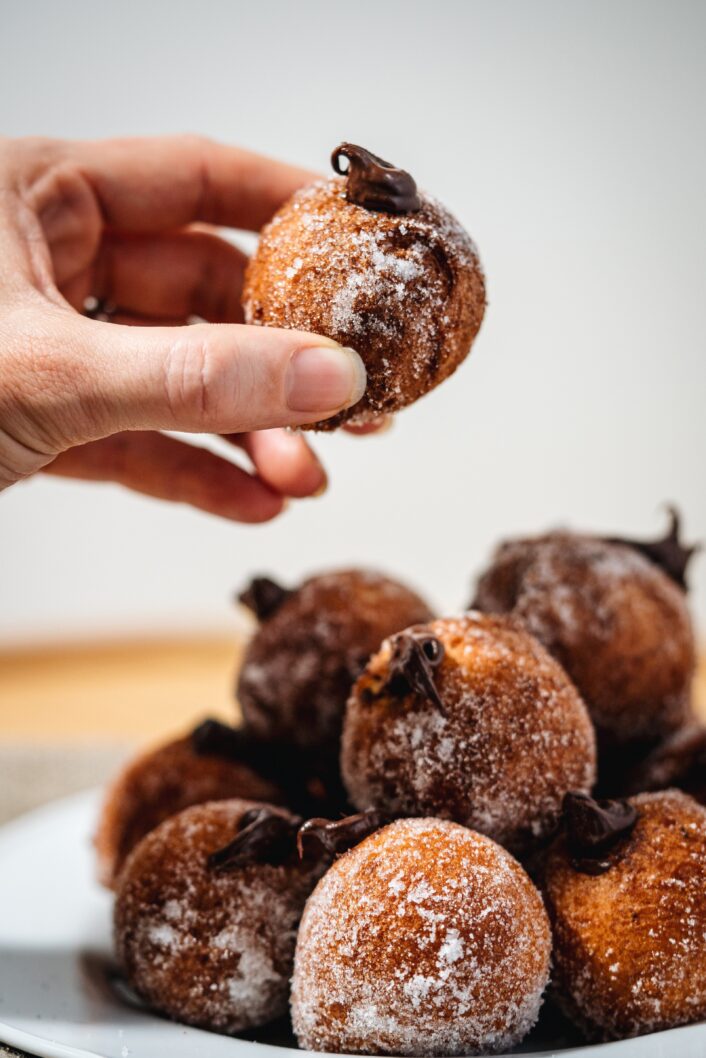 Beignets au citron et à la ricotta (castagnole)