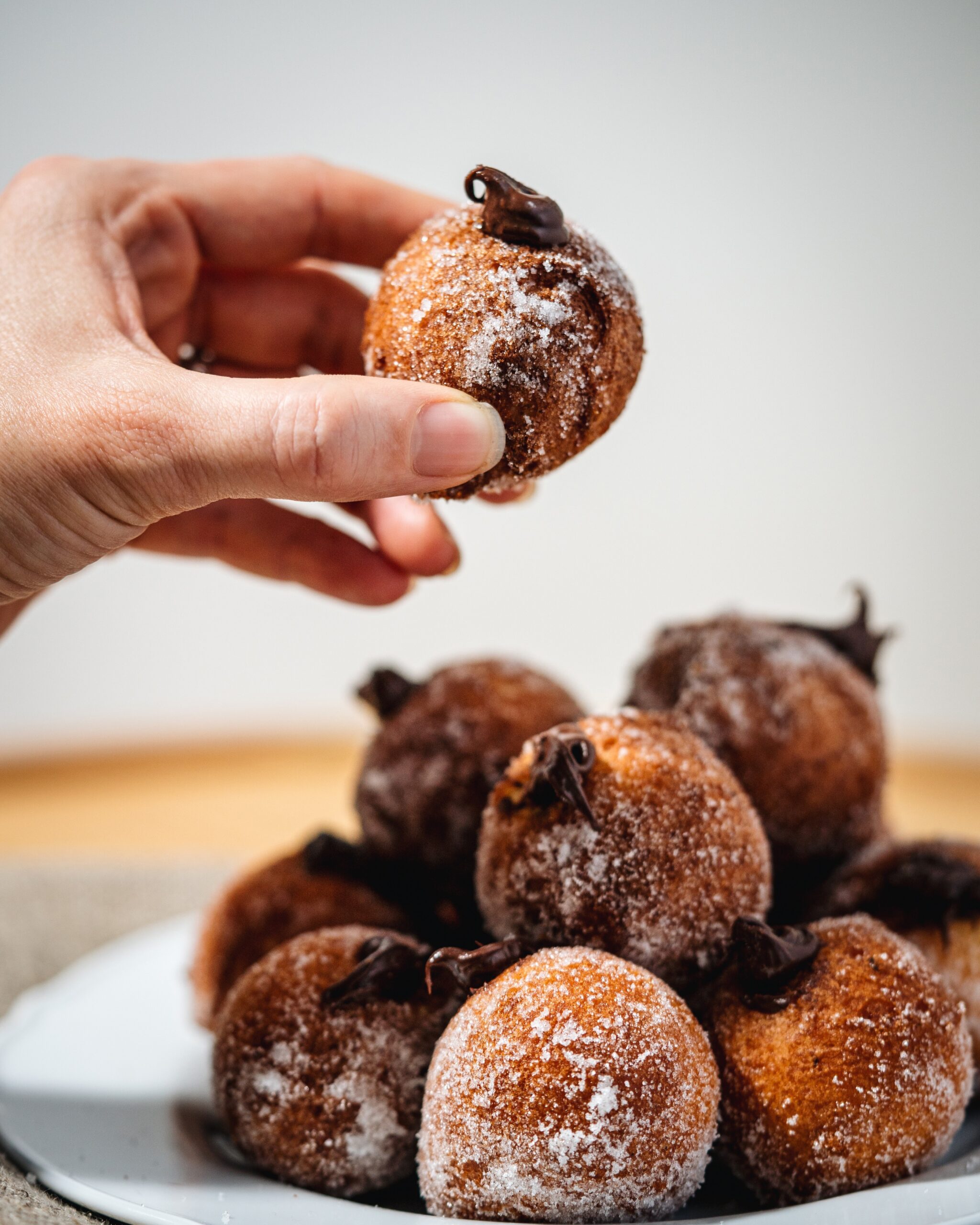 Lemon Ricotta Doughnuts (Castagnole)