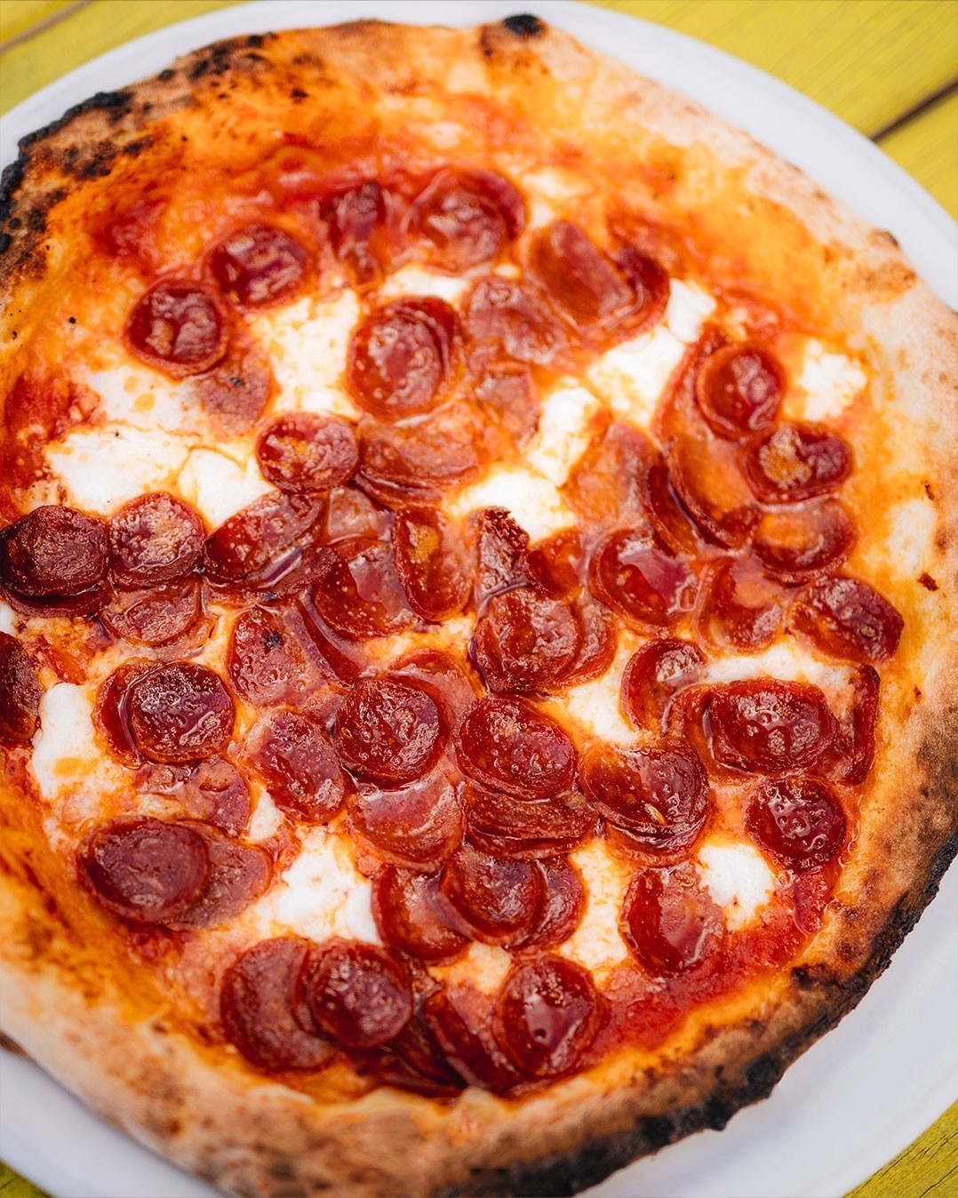 Pizza maison au pepperoni