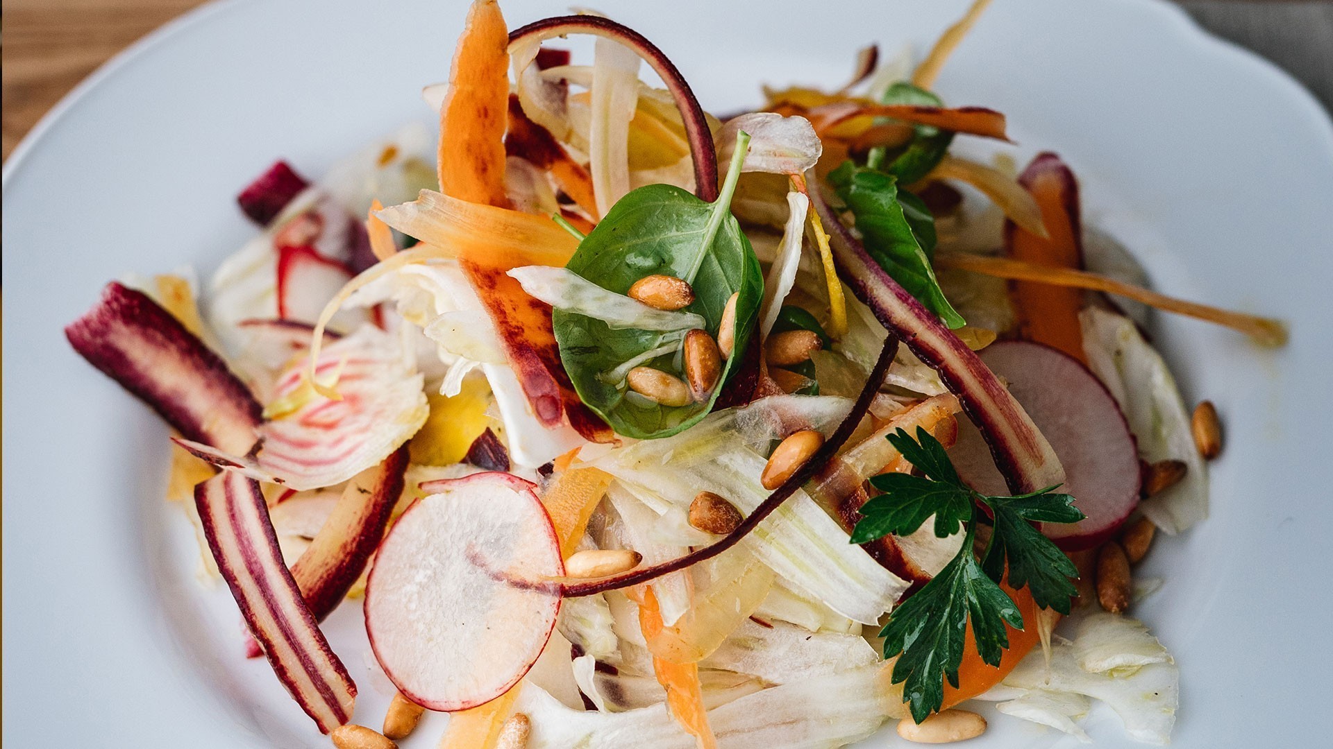 Shaved Vegetable Salad - Stefano Faita