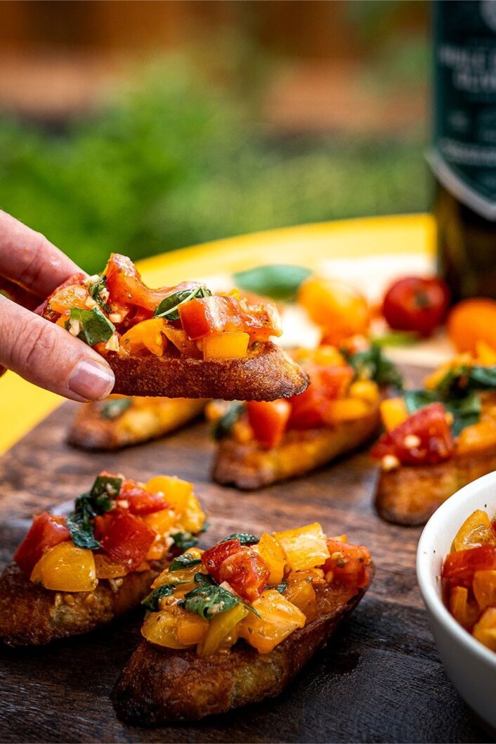 Bruschetta aux tomates