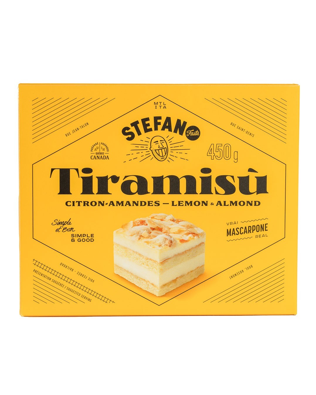 Tiramisù citron-amandes