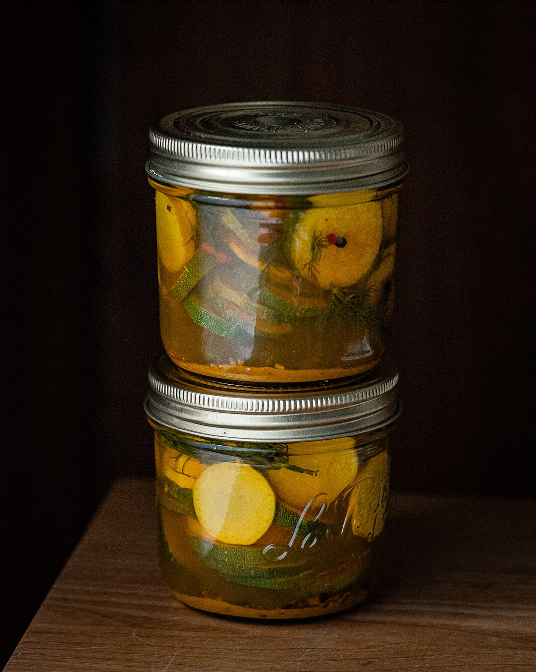 Zucchinis marinés
