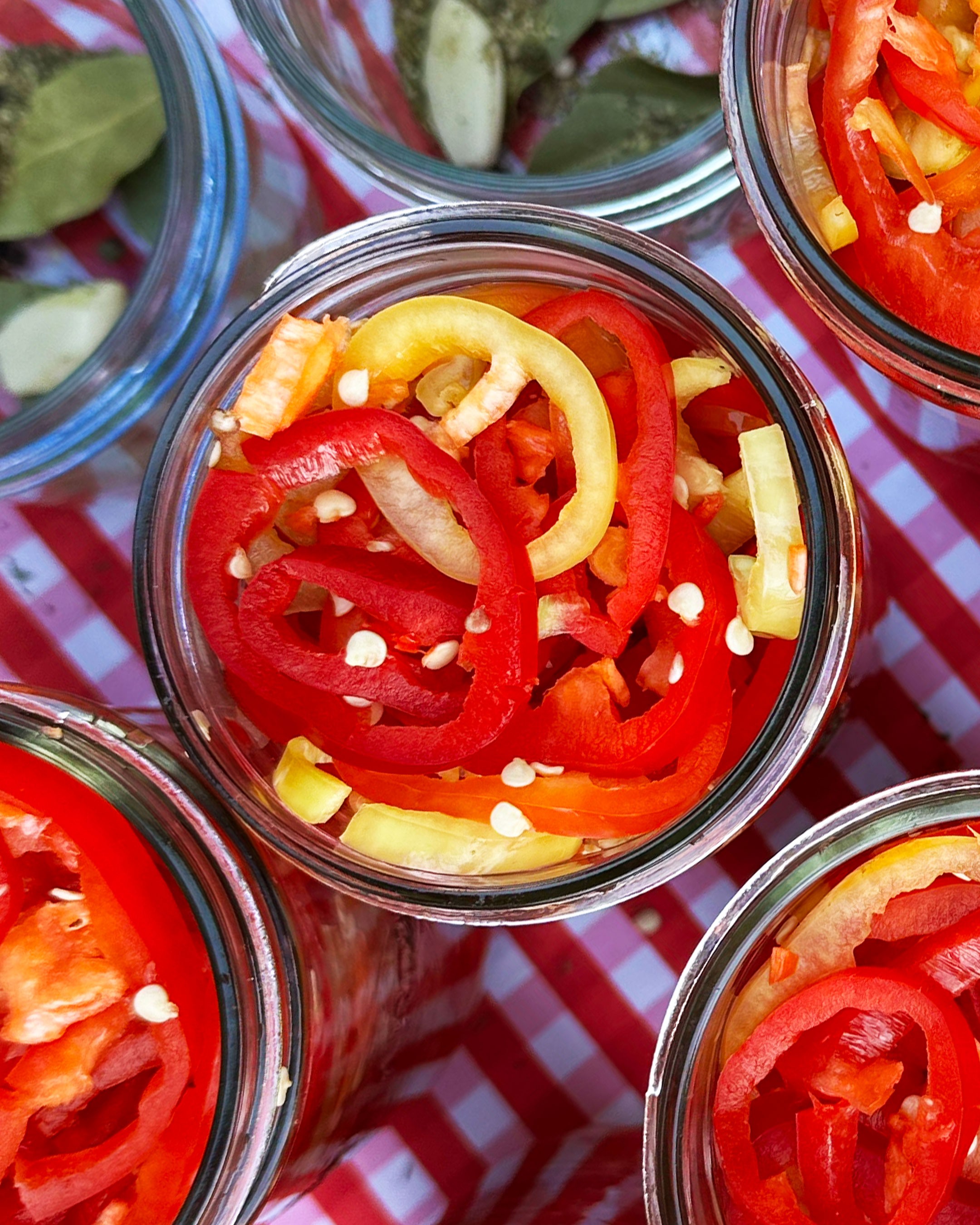 Pickled hot peppers