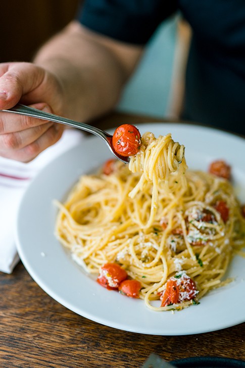 Spaghetti alla crudaiola