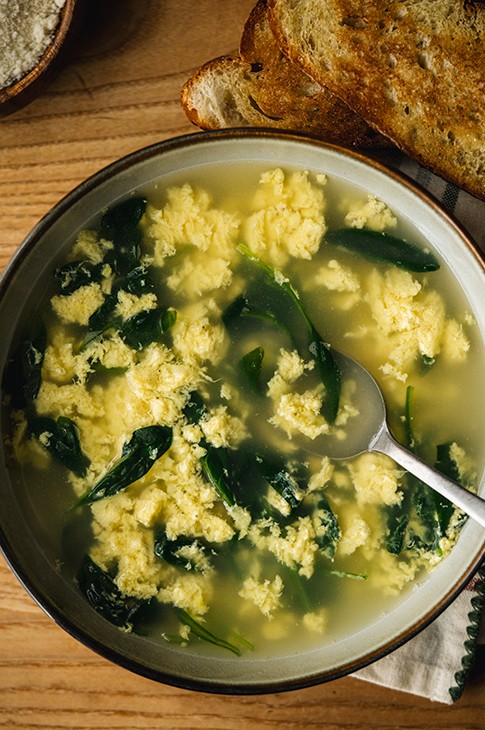 Soupe stracciatella