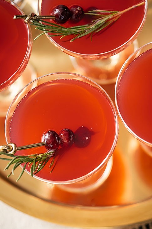 Stefano Faita's cranberry-Aperol spritz is a festive twist to your favourite Italian aperitivo!