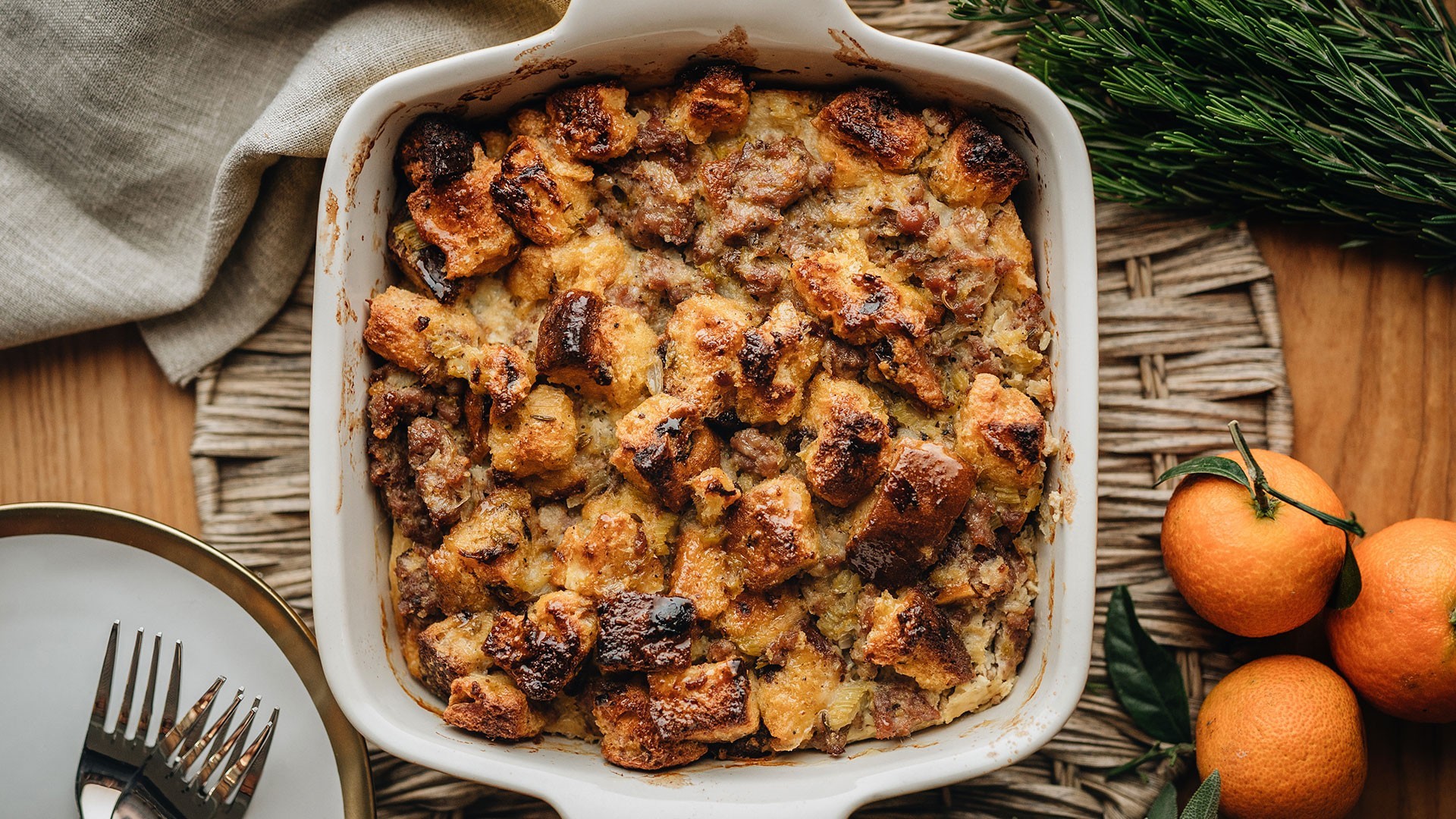 Italian sausage and panettone stuffing - Stefano Faita