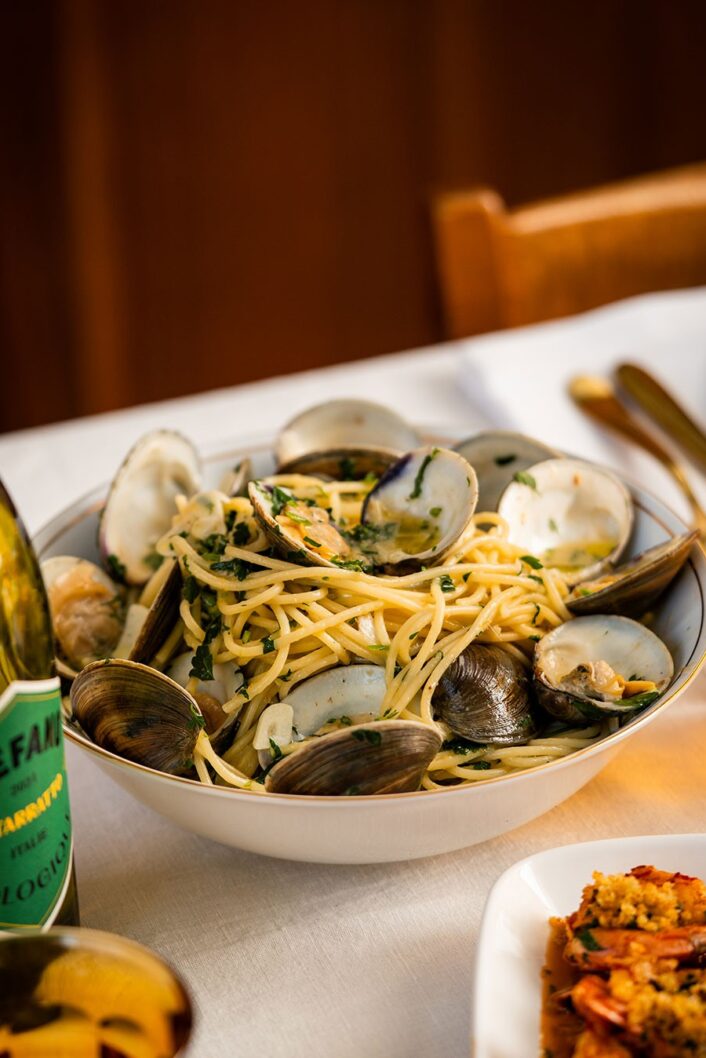 Recette spaghetti alle vongole de Stefano Faita