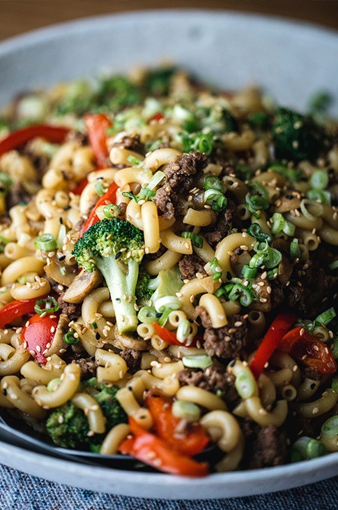 Make room in your weeknight dinner rotation, because this revised beef macaroni is sure to capture the hearts of your little ones. Don't know about you but this recipe brings me back!