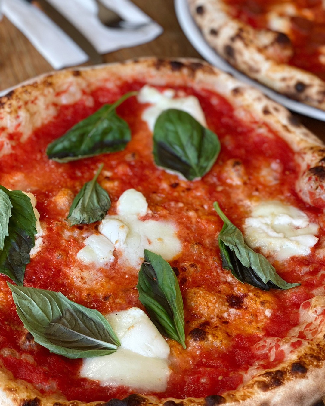 Margherita pizza