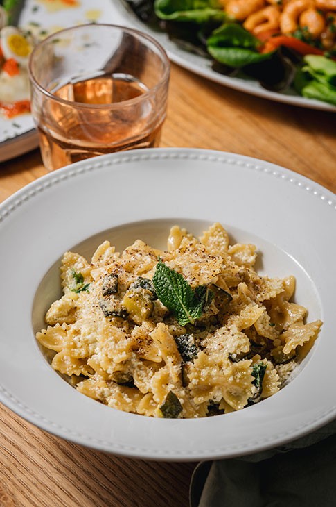 Farfalle menthe et ricotta