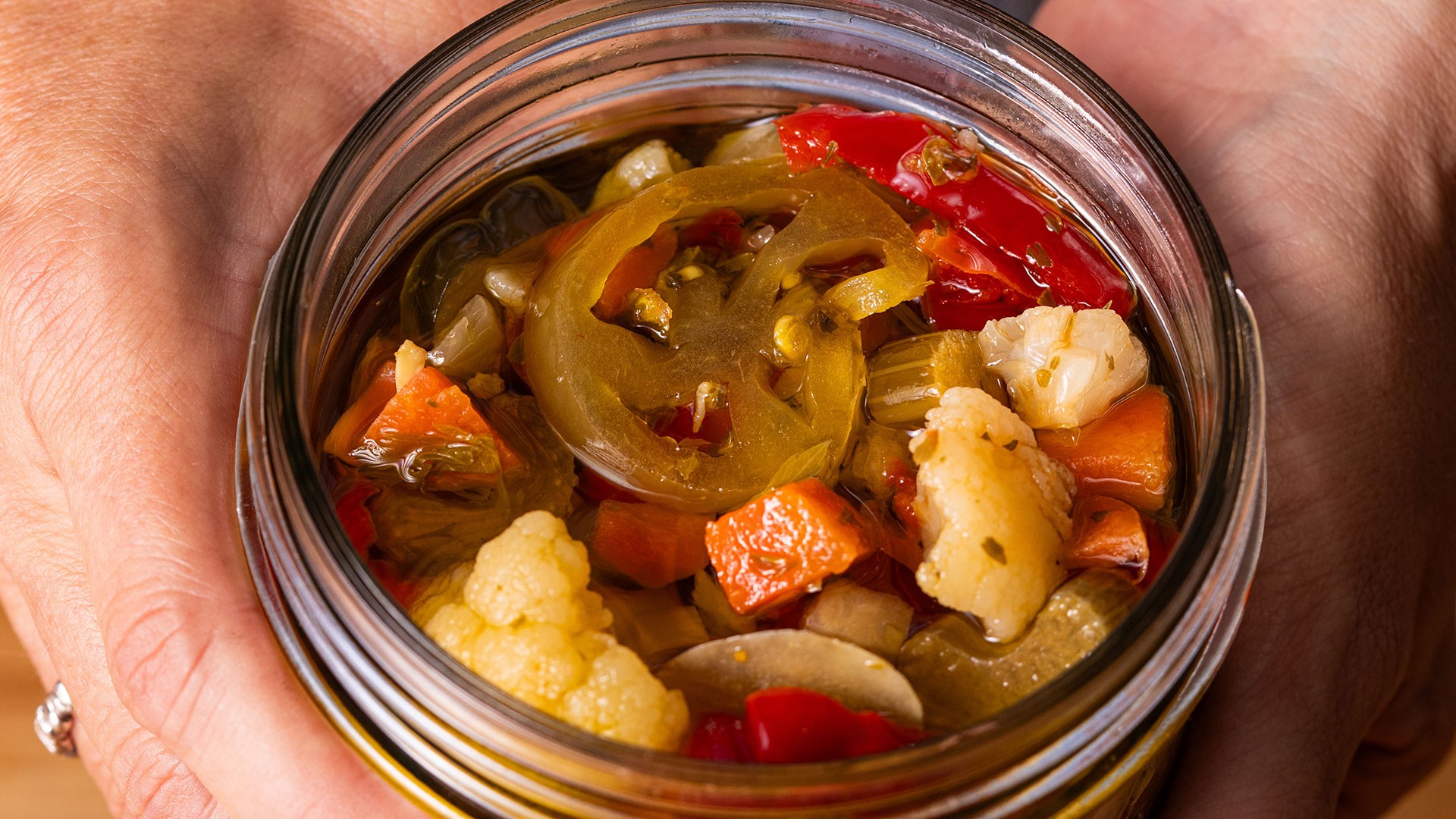 Pickled Vegetables Medley (Giardiniera) - Stefano Faita